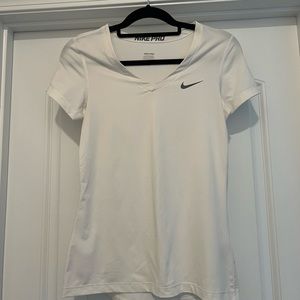 Nike Pro Dri Fit Top. White. Womens Size- Medium.